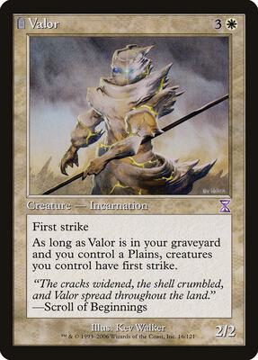 Valor card from Timeshifted