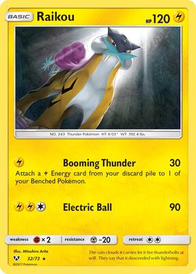 Raikou card from Shining Legends