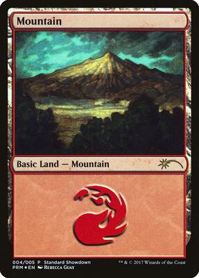Mountain (Rebecca Guay) card from Standard Showdown Promos