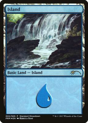 Island (Rebecca Guay) card from Standard Showdown Promos