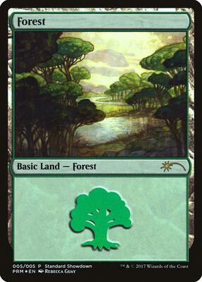 Forest (Rebecca Guay) card from Standard Showdown Promos