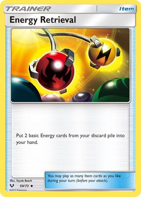 Energy Retrieval card from Shining Legends