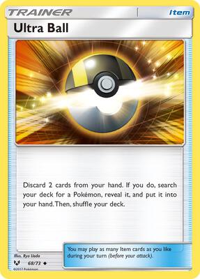 Ultra Ball card from Shining Legends