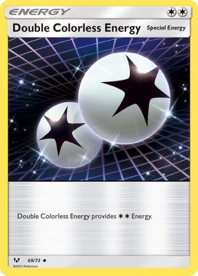 Double Colorless Energy card from Shining Legends