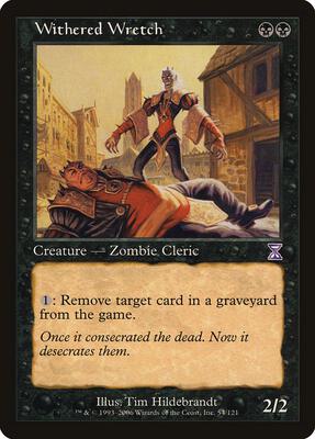 Withered Wretch card from Timeshifted