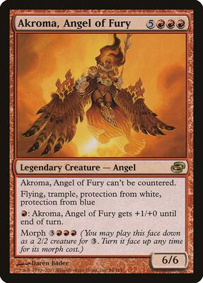 Akroma, Angel of Fury card from Planar Chaos