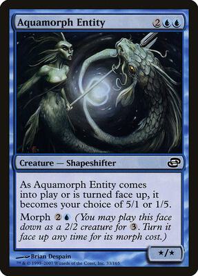 Aquamorph Entity card from Planar Chaos