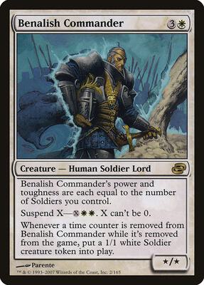 Benalish Commander card from Planar Chaos