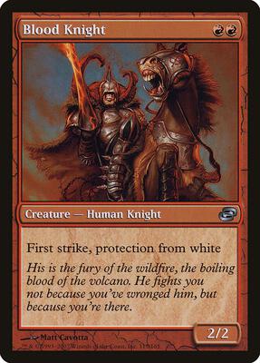 Blood Knight card from Planar Chaos