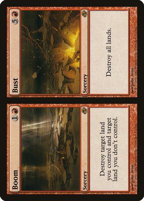Boom // Bust card from Planar Chaos