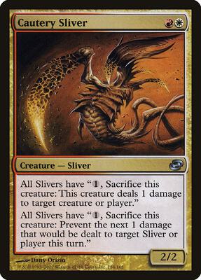 Cautery Sliver card from Planar Chaos