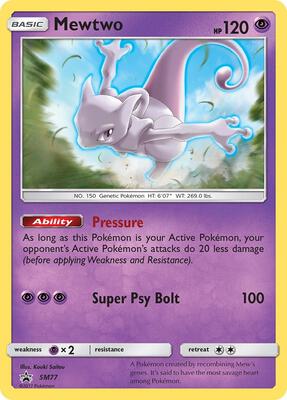 Mewtwo - SM77 card from SM Promos