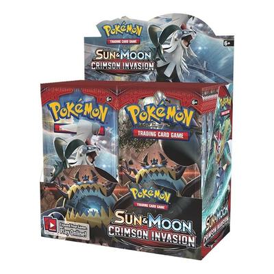 Crimson Invasion Booster Box card from SM - Crimson Invasion