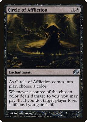 Circle of Affliction card from Planar Chaos