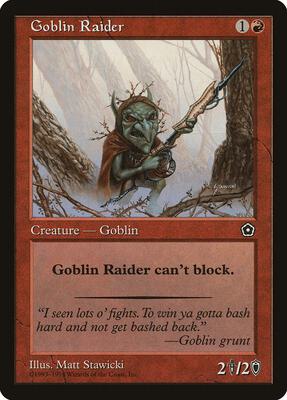 Goblin Raider card from Portal Second Age