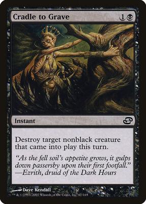 Cradle to Grave card from Planar Chaos
