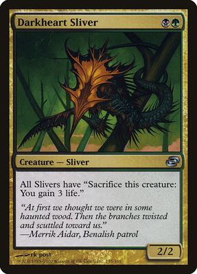 Darkheart Sliver card from Planar Chaos