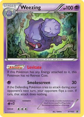 Weezing - XY163 card from XY Promos