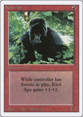 Kird Ape card from Revised Edition