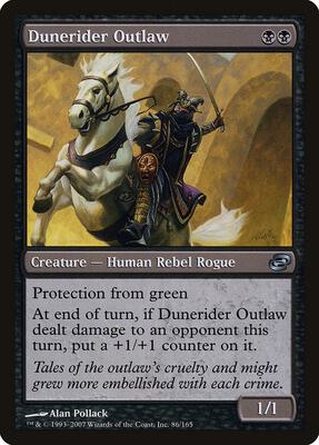 Dunerider Outlaw card from Planar Chaos