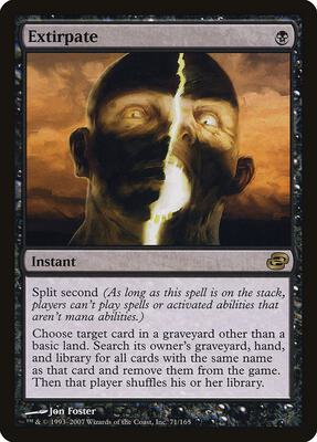 Extirpate card from Planar Chaos