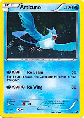 Articuno - 27/99 (Next Destinies) card from Blister Exclusives
