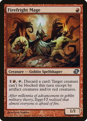 Firefright Mage card from Planar Chaos