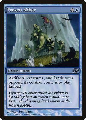 Frozen Aether card from Planar Chaos
