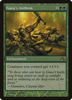 Gaea's Anthem card from Planar Chaos