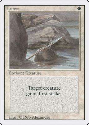 Lance card from Revised Edition