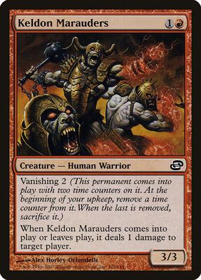 Keldon Marauders card from Planar Chaos
