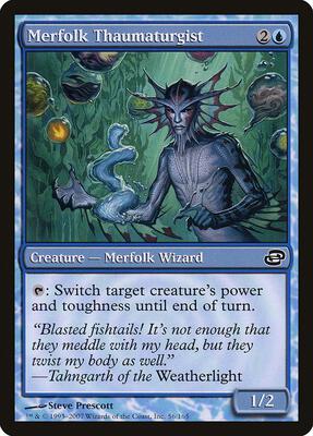 Merfolk Thaumaturgist card from Planar Chaos