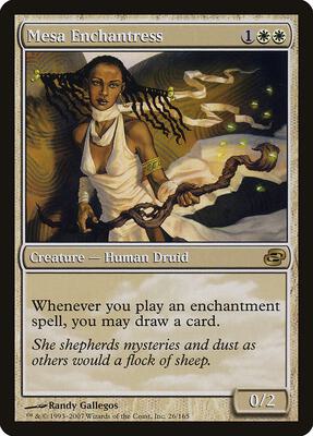 Mesa Enchantress card from Planar Chaos