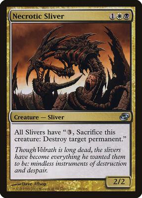 Necrotic Sliver card from Planar Chaos
