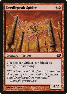 Needlepeak Spider card from Planar Chaos