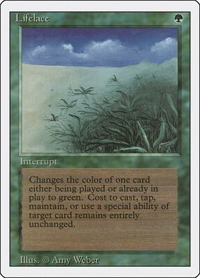 Lifelace card from Revised Edition