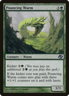 Pouncing Wurm card from Planar Chaos