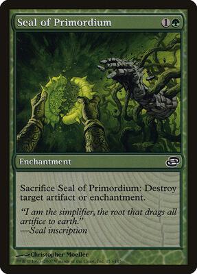 Seal of Primordium card from Planar Chaos