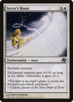 Serra's Boon card from Planar Chaos