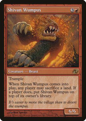 Shivan Wumpus card from Planar Chaos