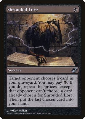 Shrouded Lore card from Planar Chaos