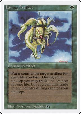 Living Artifact card from Revised Edition