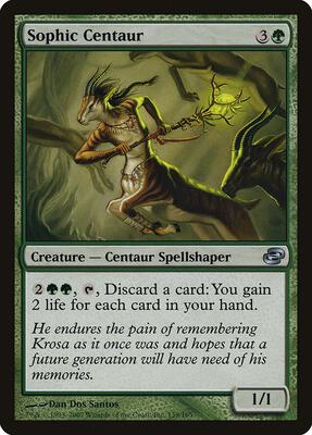 Sophic Centaur card from Planar Chaos