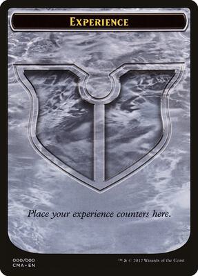 Experience Token card from Commander Anthology