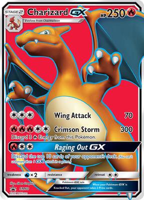 Charizard GX - SM60 card from SM Promos
