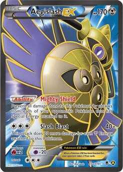 Aegislash EX - 65a/119 card from Alternate Art Promos