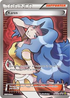 Karen - XY177a card from Alternate Art Promos