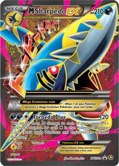 M Sharpedo EX - XY200a card from Alternate Art Promos
