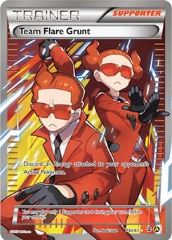 Team Flare Grunt - 73a/83 card from Alternate Art Promos