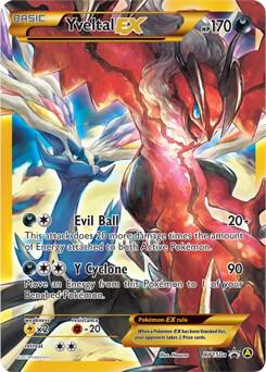 Yveltal EX - XY150a card from Alternate Art Promos